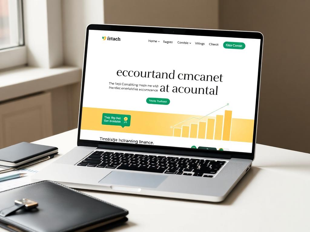 Ledger CFO Group website design preview